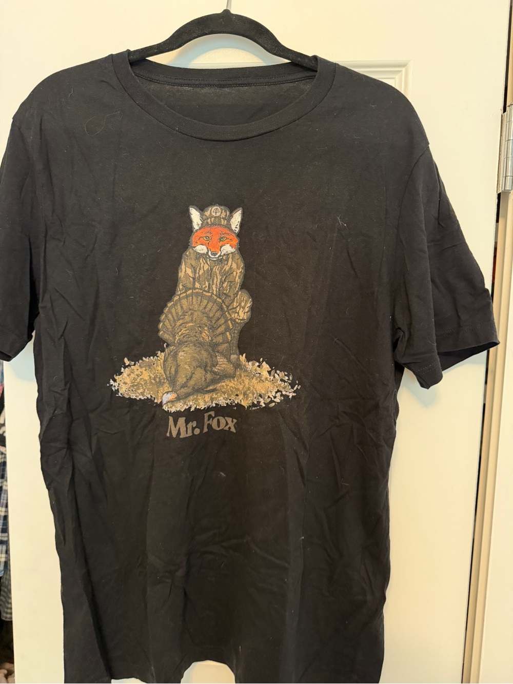 Mossy Oak Black Mr. Fox Graphic Tee